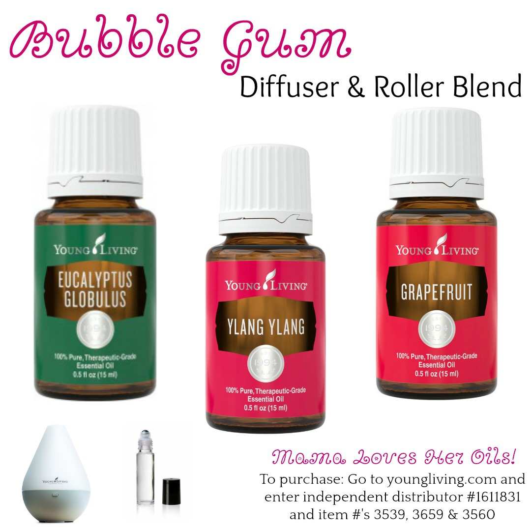 Bubble Gum Essential Oil Diffuser or Roller Blend