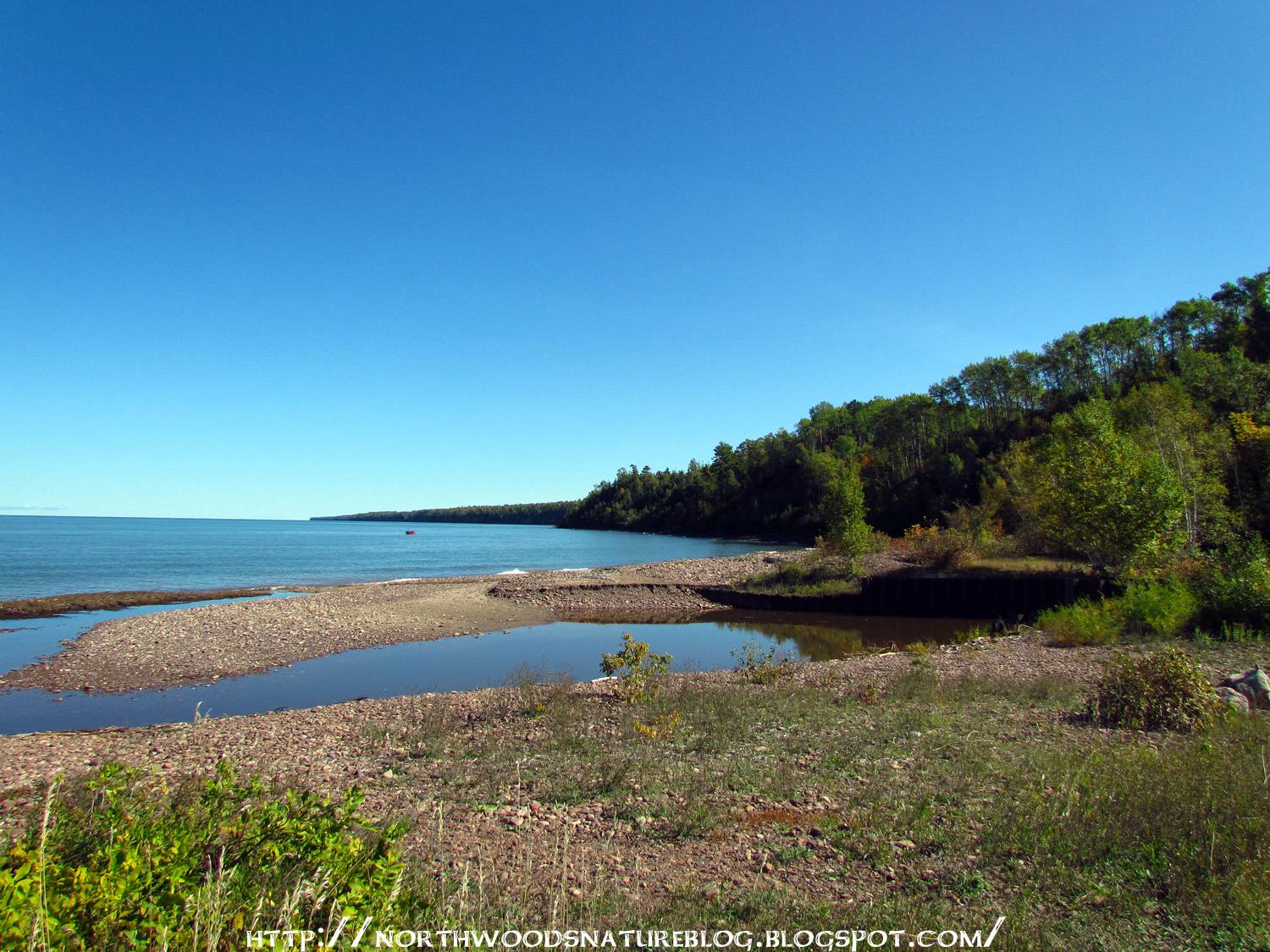 Northwoods Nature Blog Saxon Harbor in the fall