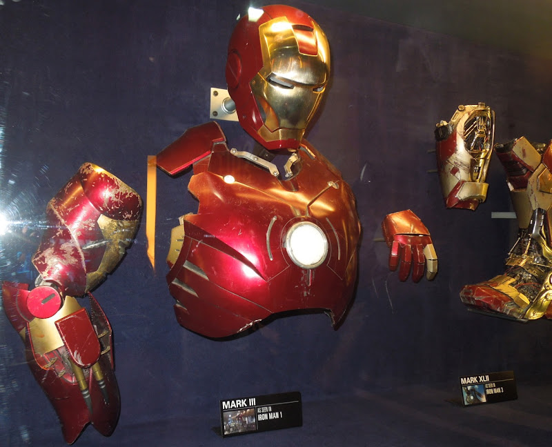 Hollywood Movie Costumes and Props Battle damaged Iron Man Mark III