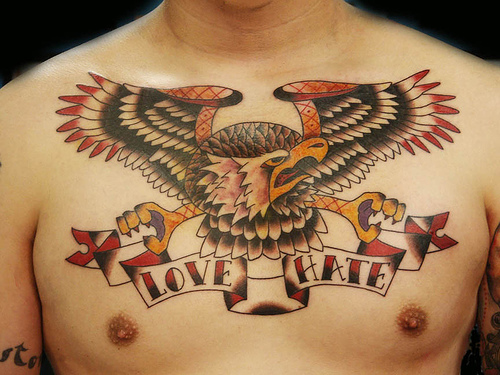  Eagle tattoos for men on back