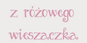 z różowego wieszaczka.... 