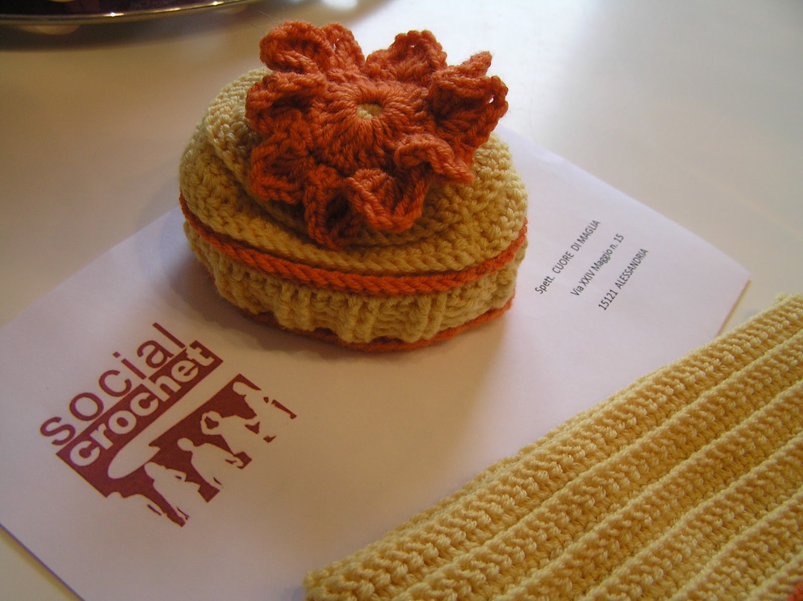 Schema sacco nanna cuore di maglia