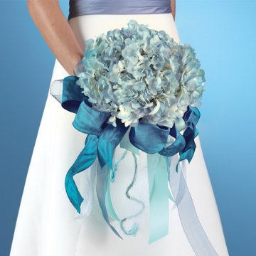 Modern Flower Arrangements Choosing Blue Wedding Flowers