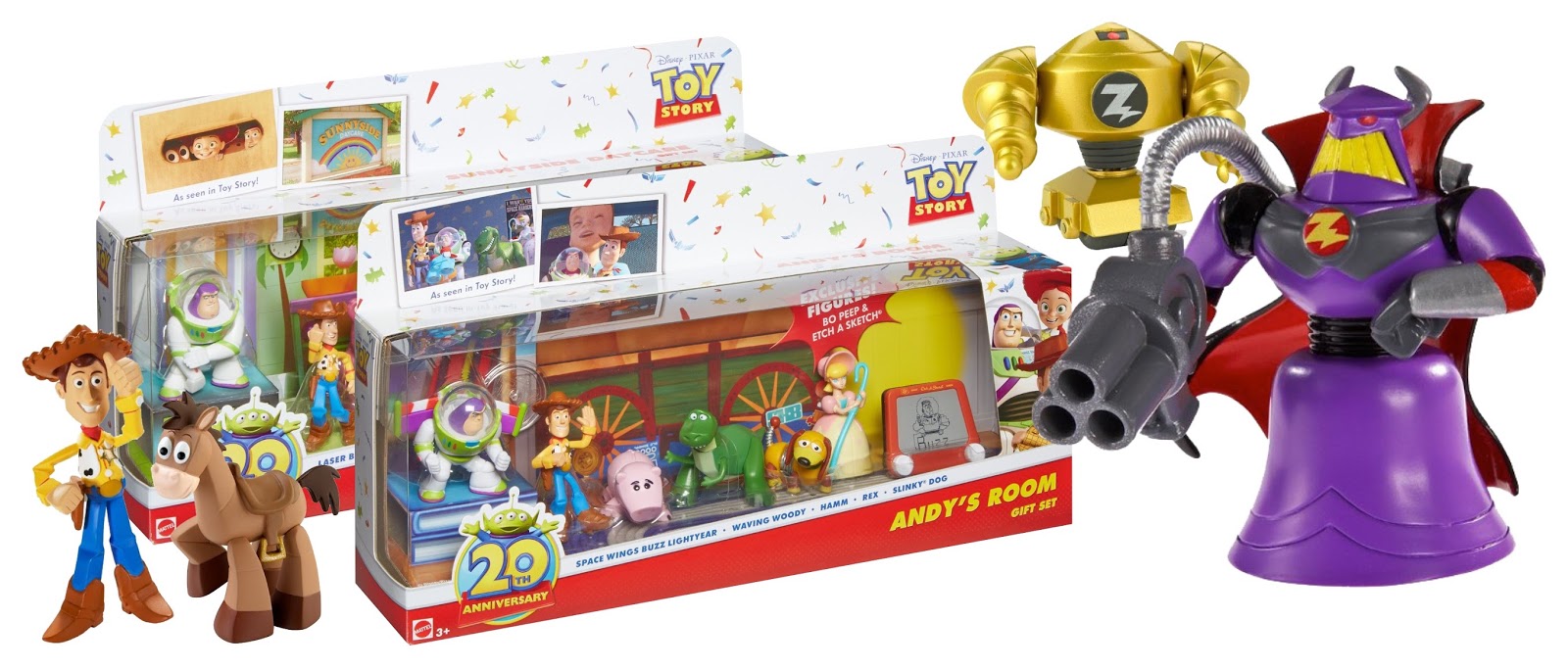 Pixar Post Products Toy Story 20th Anniversary Mini Figure Gift