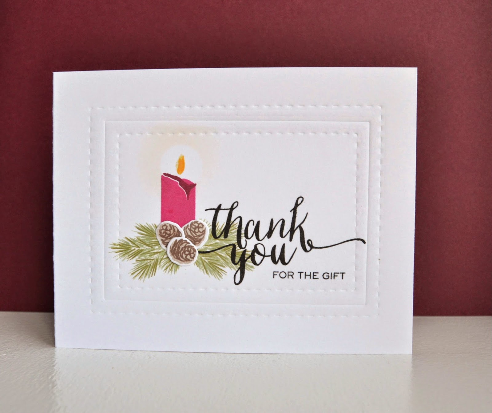 Stamp Away With Me: Holiday Thank You Cards