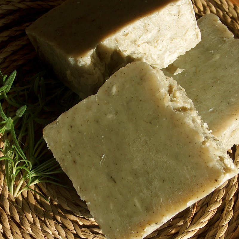 Cranberry Morning Homemade Rosemary Mint Soap