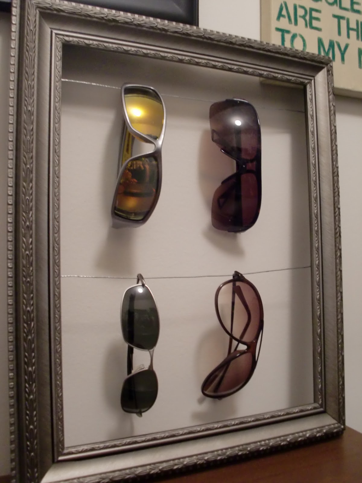 DIY Sunglass Storage Sara Levine