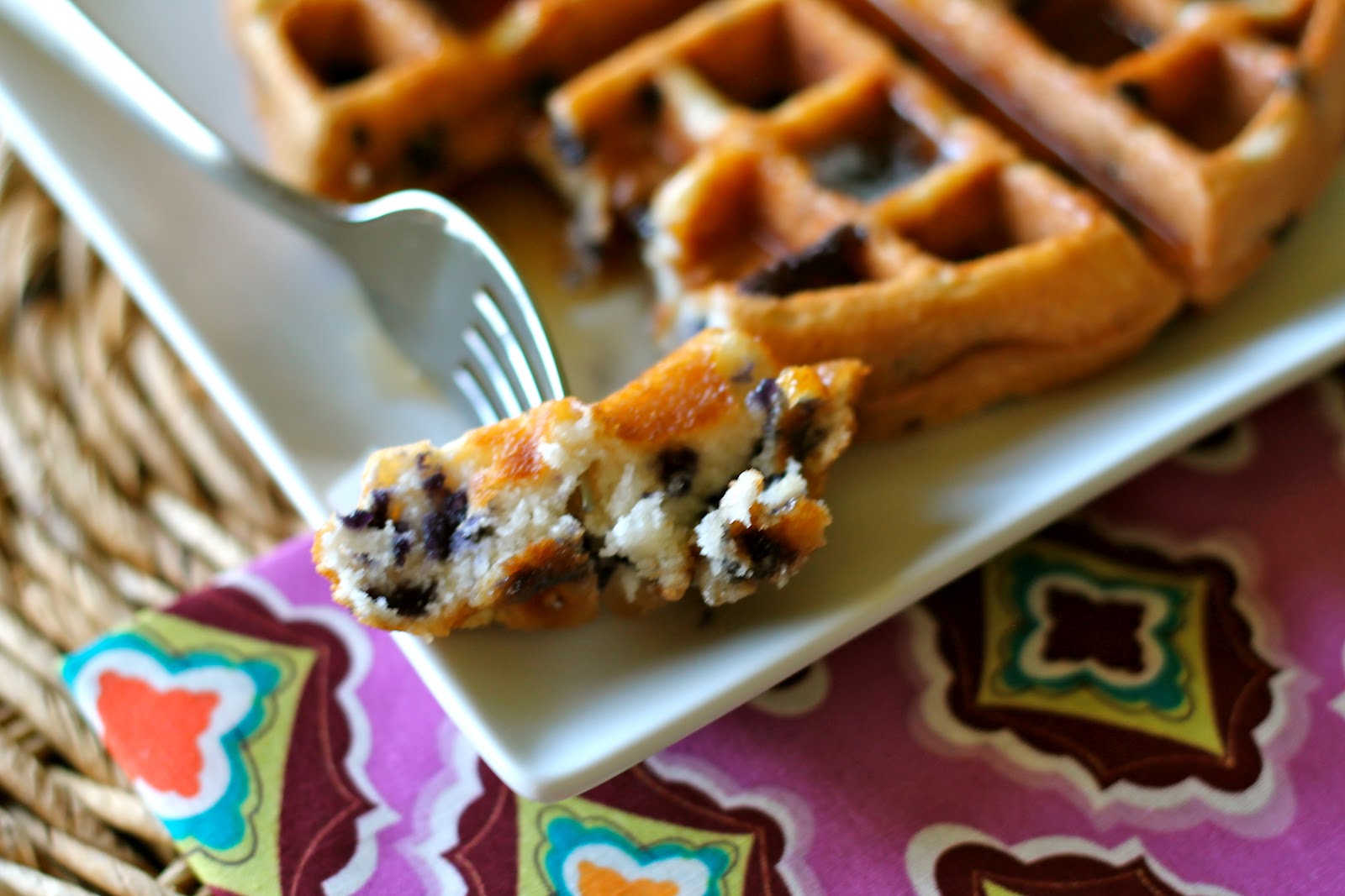 Mrs. Schwartz's Kitchen Blueberry Muffin Waffles