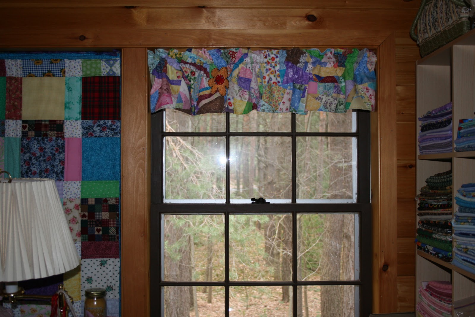 Sugar Tree Stitching Super Scrappy Quilted Curtains