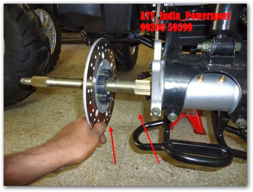 OCTOSPORT INDIA Rear axle fitment of 150cc ATV ATV India Powersport