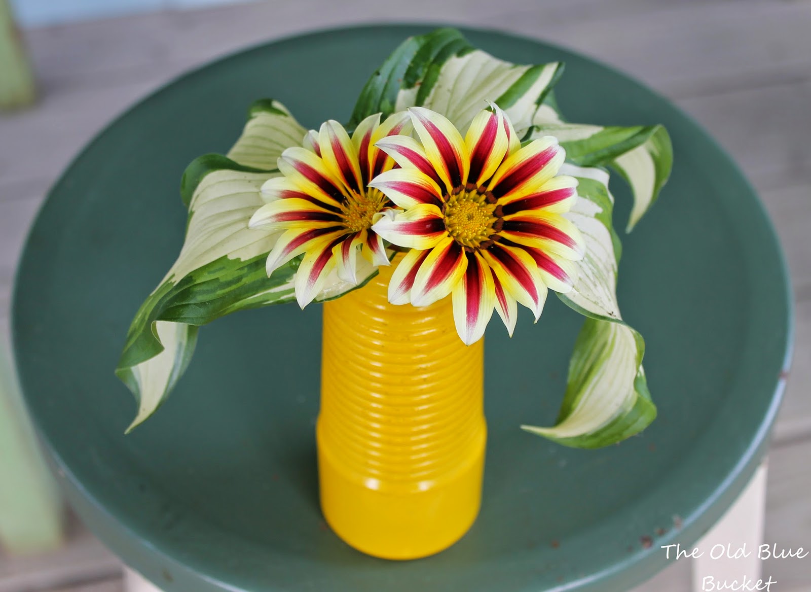 The Old Blue Bucket Unique Vases