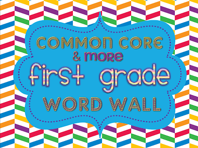 Common Core More Word Wall Fun Crazy For First Grade