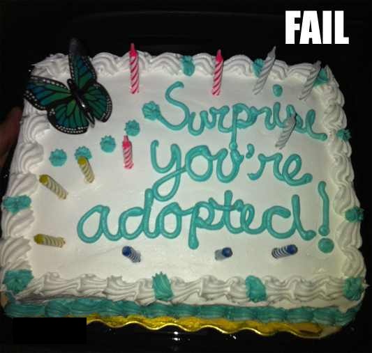 Celebration Cake Fail