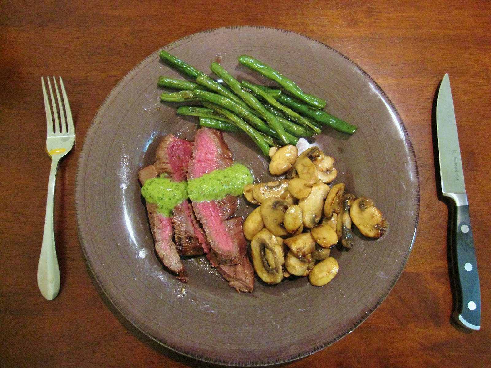 Paprika Princess Flank Steak with Chimichurri