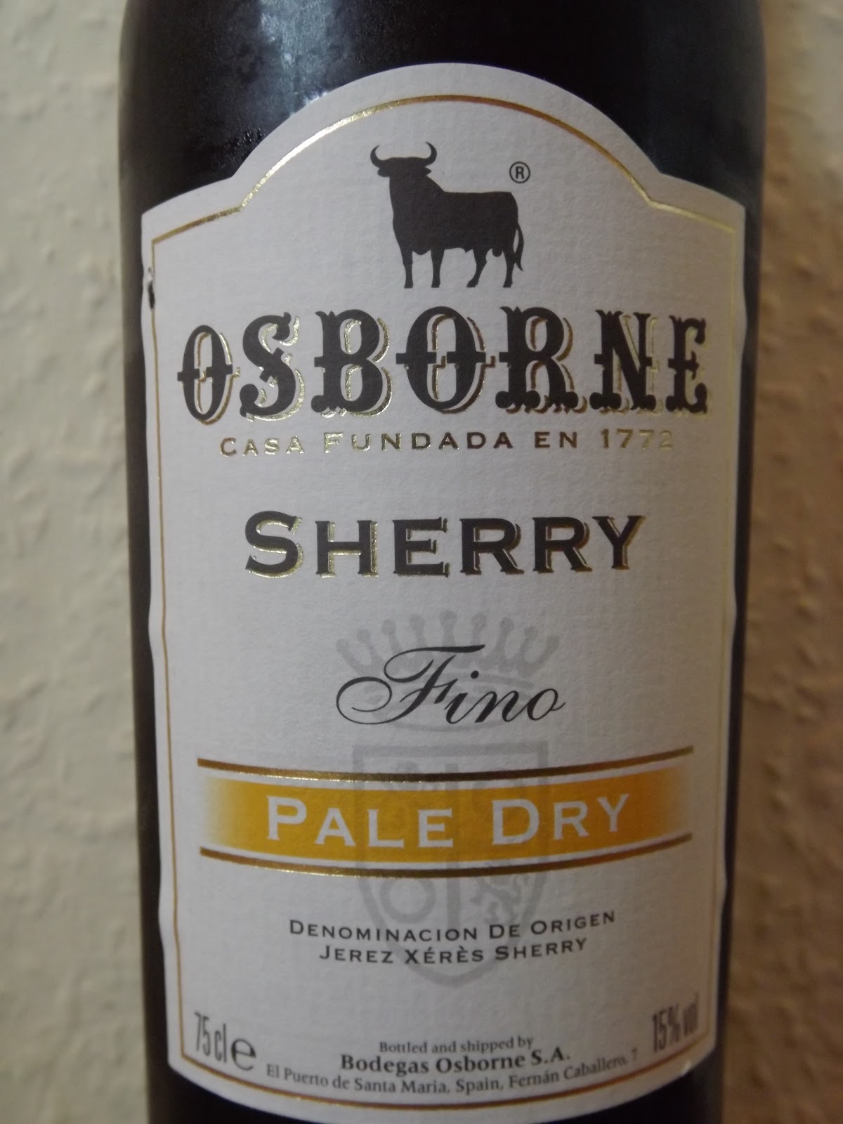 My Weekly Wine Long Time No Sherry