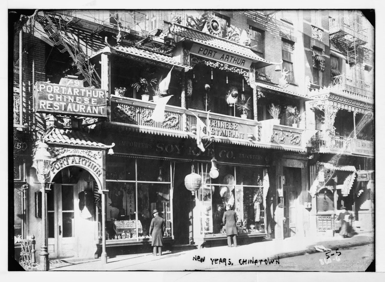 Pictures of Lunar New Year in Chinatown, New York, ca. 1910 ~ vintage