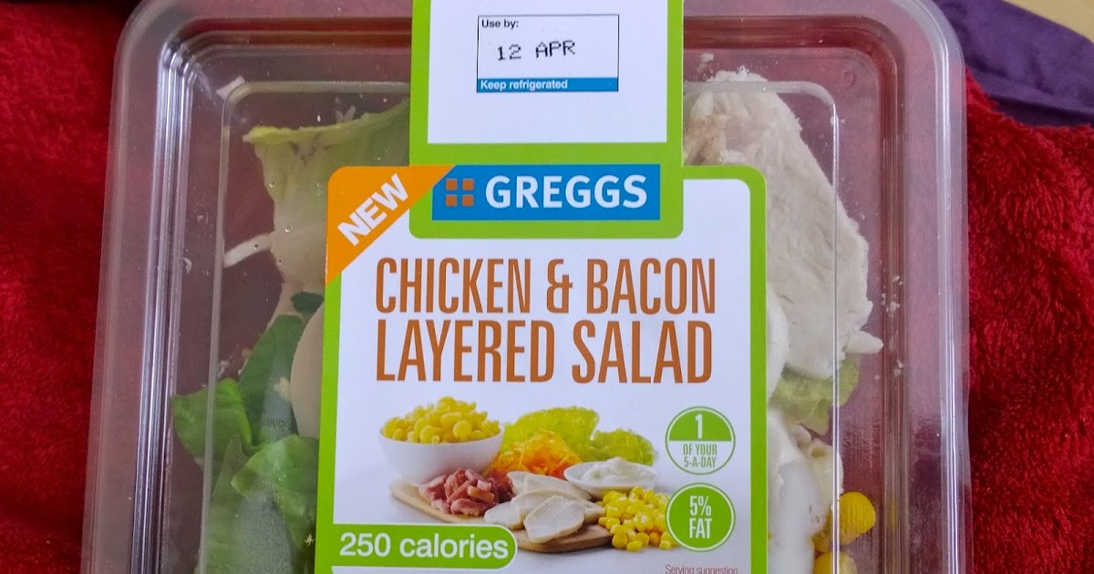 Toto Eats The World Greggs Chicken and Bacon Layered Salad/Ham Salad Sub