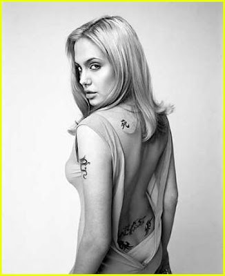 Angelina Jolie Tattoo