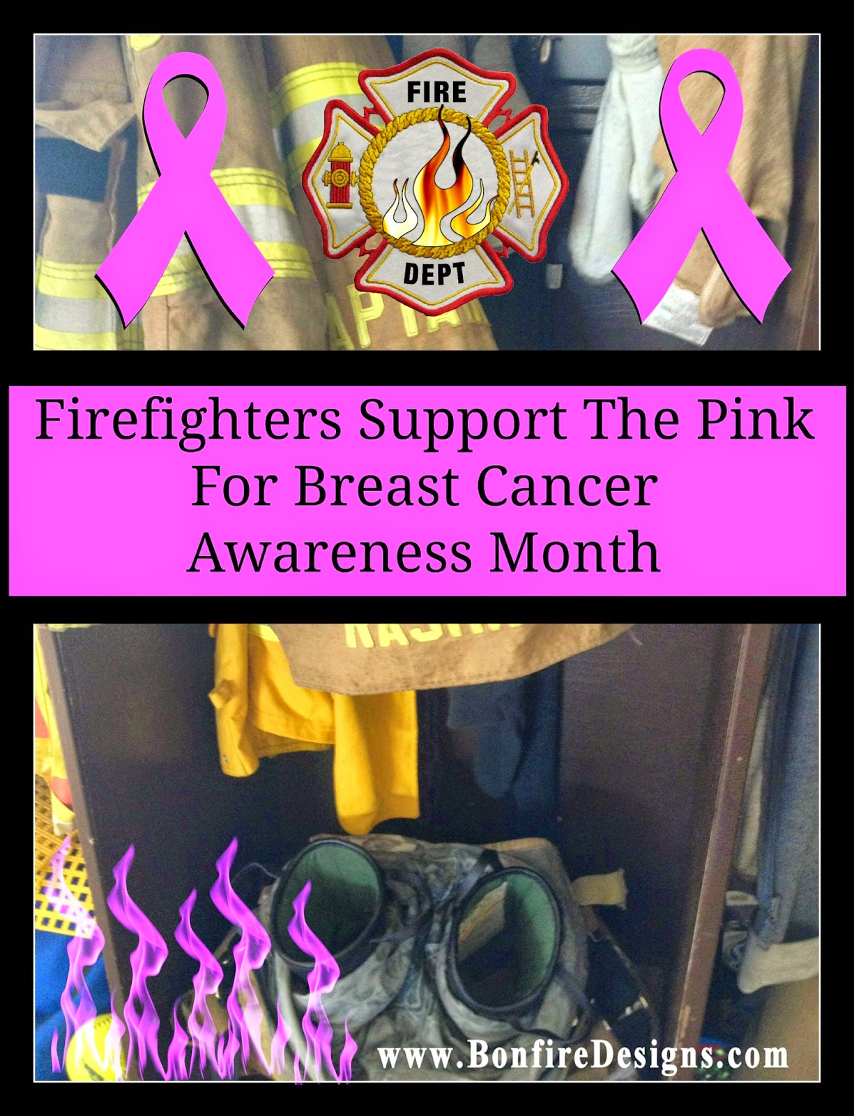Firefighters Go Pink To Support Breast Cancer Awareness Month