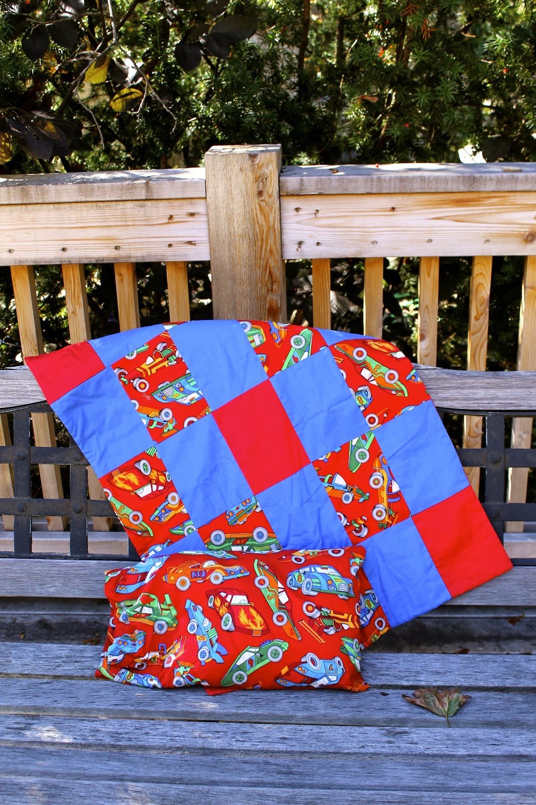 SEW4MY3 Nap Time Blanket and Pillow For Kindergarten