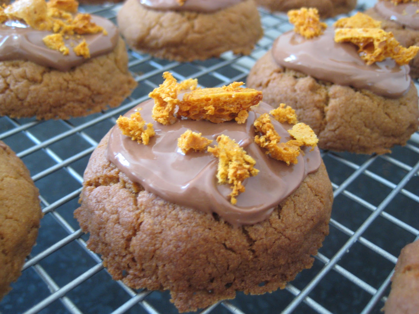Let them eat (gluten free, lactose free) cake! Cinder toffee biscuits