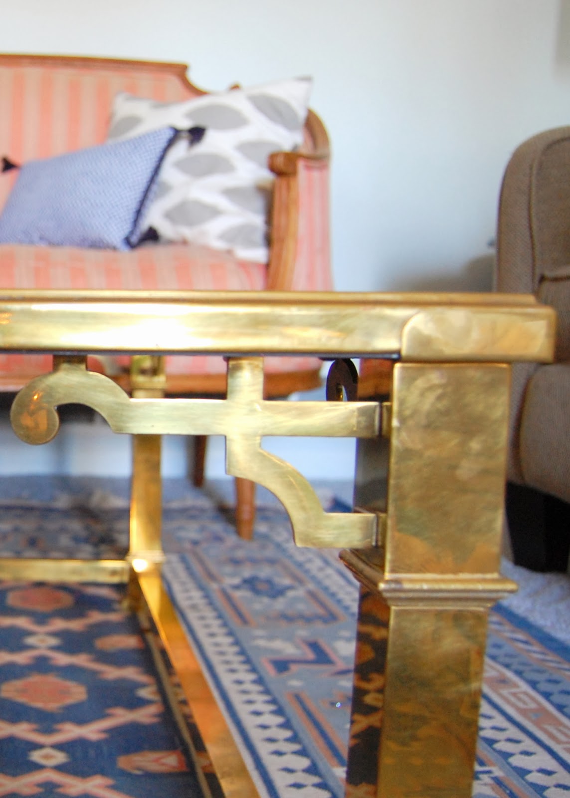 Practically Polished Glass Coffee Table DIY