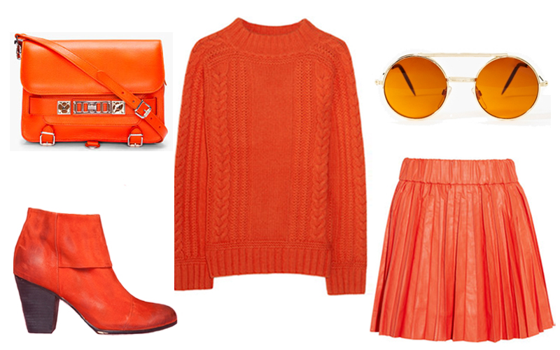 Anything With Studs OUTFIT IDEA ORANGE CRUSH