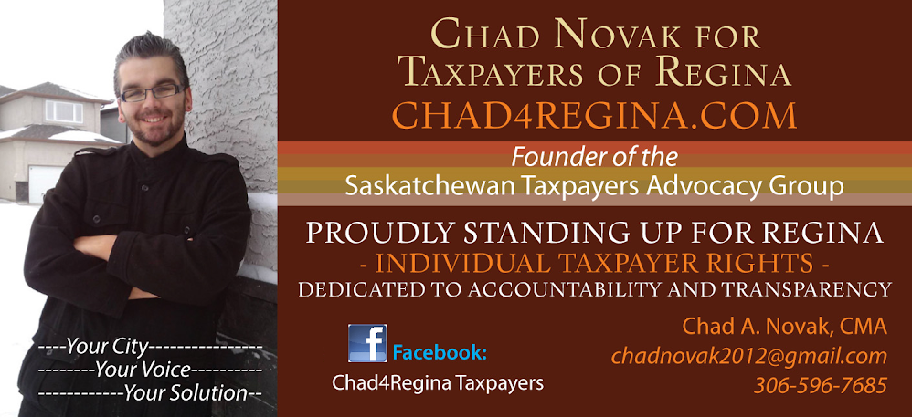 Chad Novak for Taxpayers of Regina
