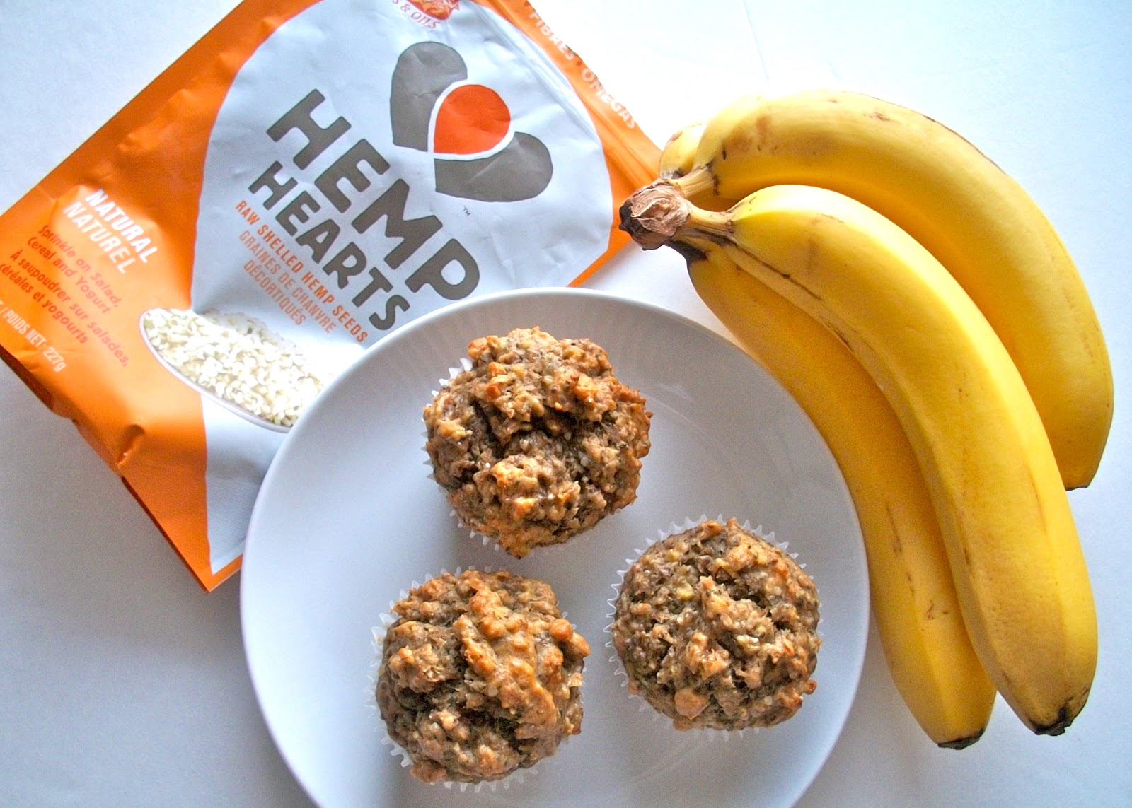 Brooke Bakes Whole Wheat, Nuts & Seeds Banana Muffins