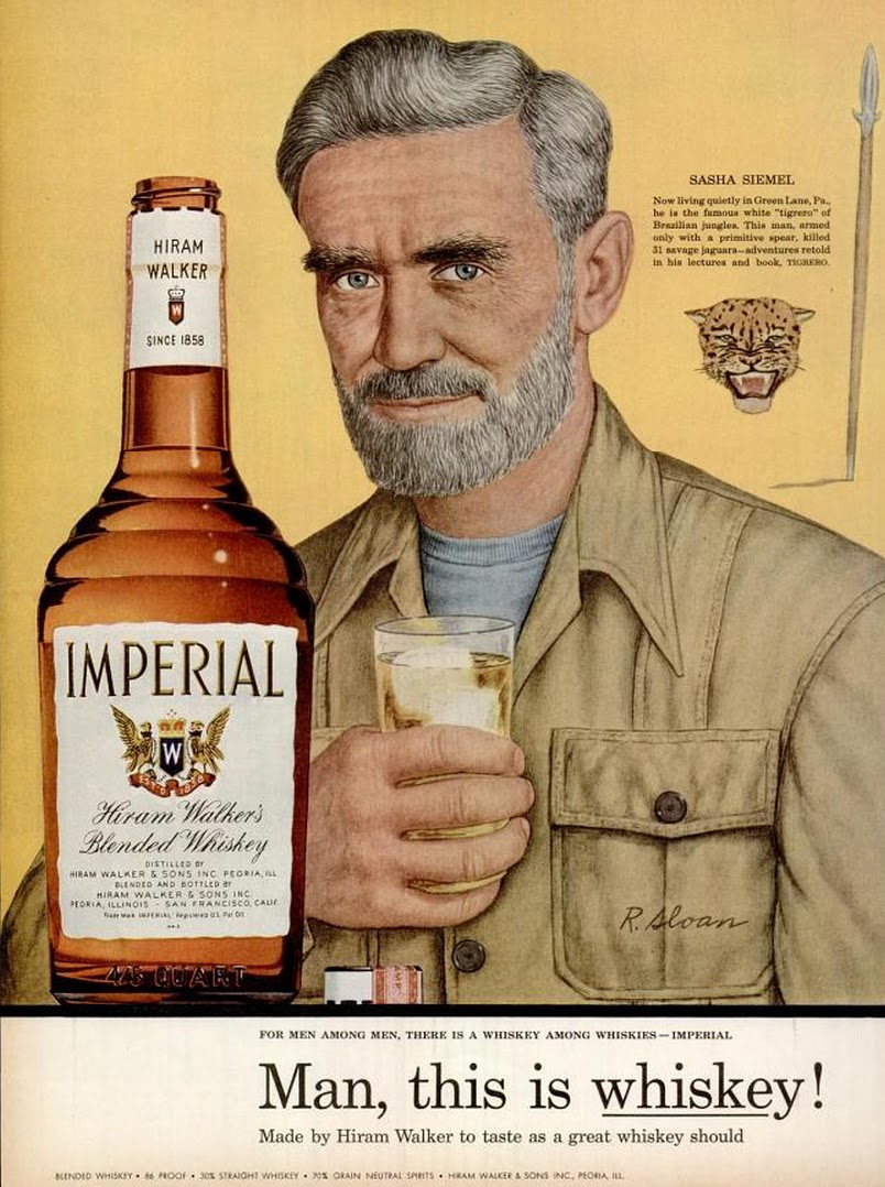 My Pretty Baby Cried She Was a Bird Hiram Walker Imperial Whiskey (1955)