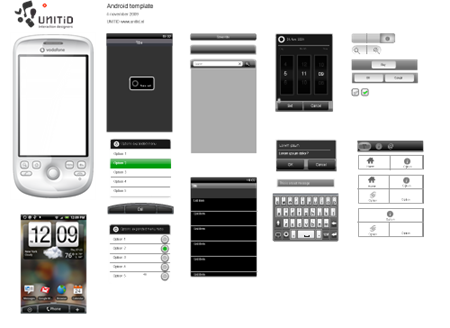 free android gui psd design template android gui design free