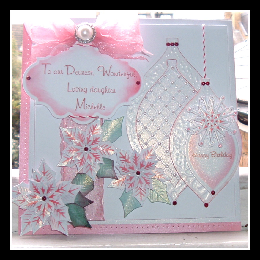 Birthday christmas card cards greeting The Crafty Mevlana: Christmas Birthday