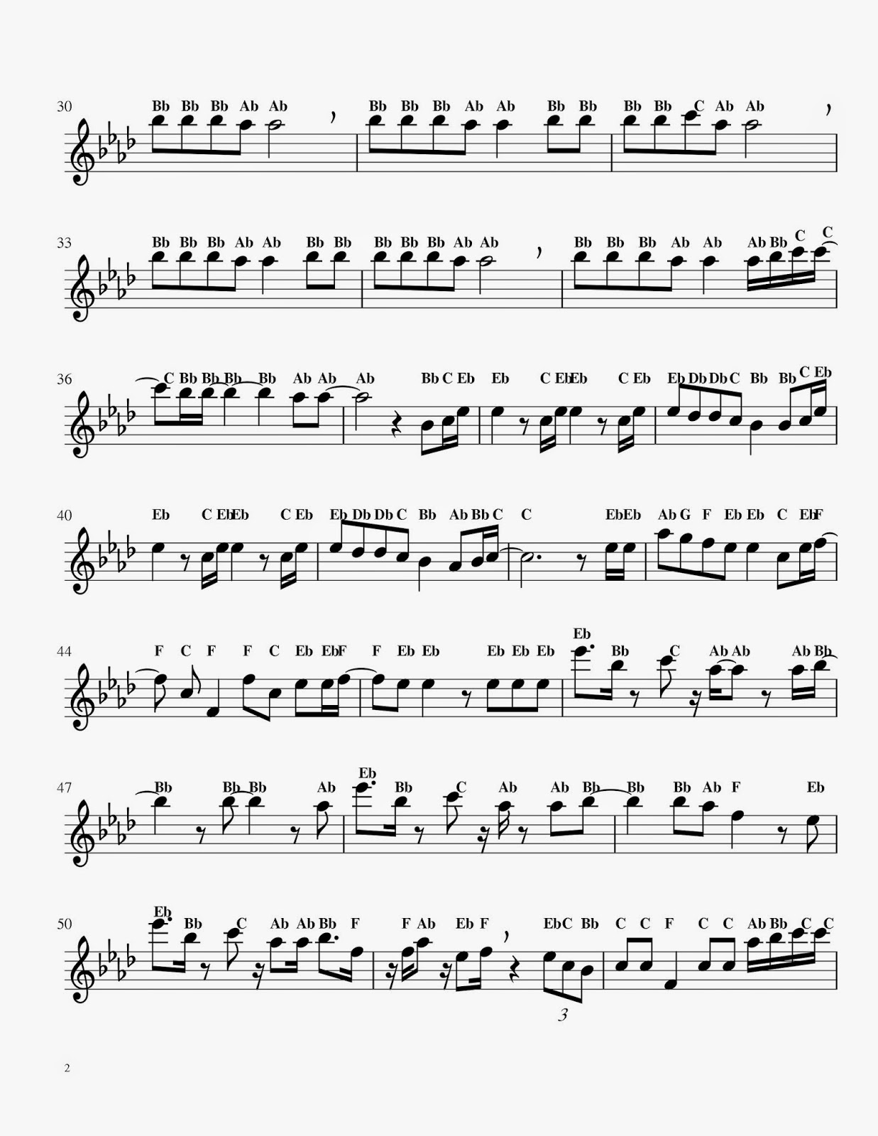Flute Cafe Love Me Like You Do (Flute Sheet Music)