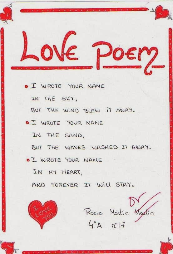 Really sweet poems for her