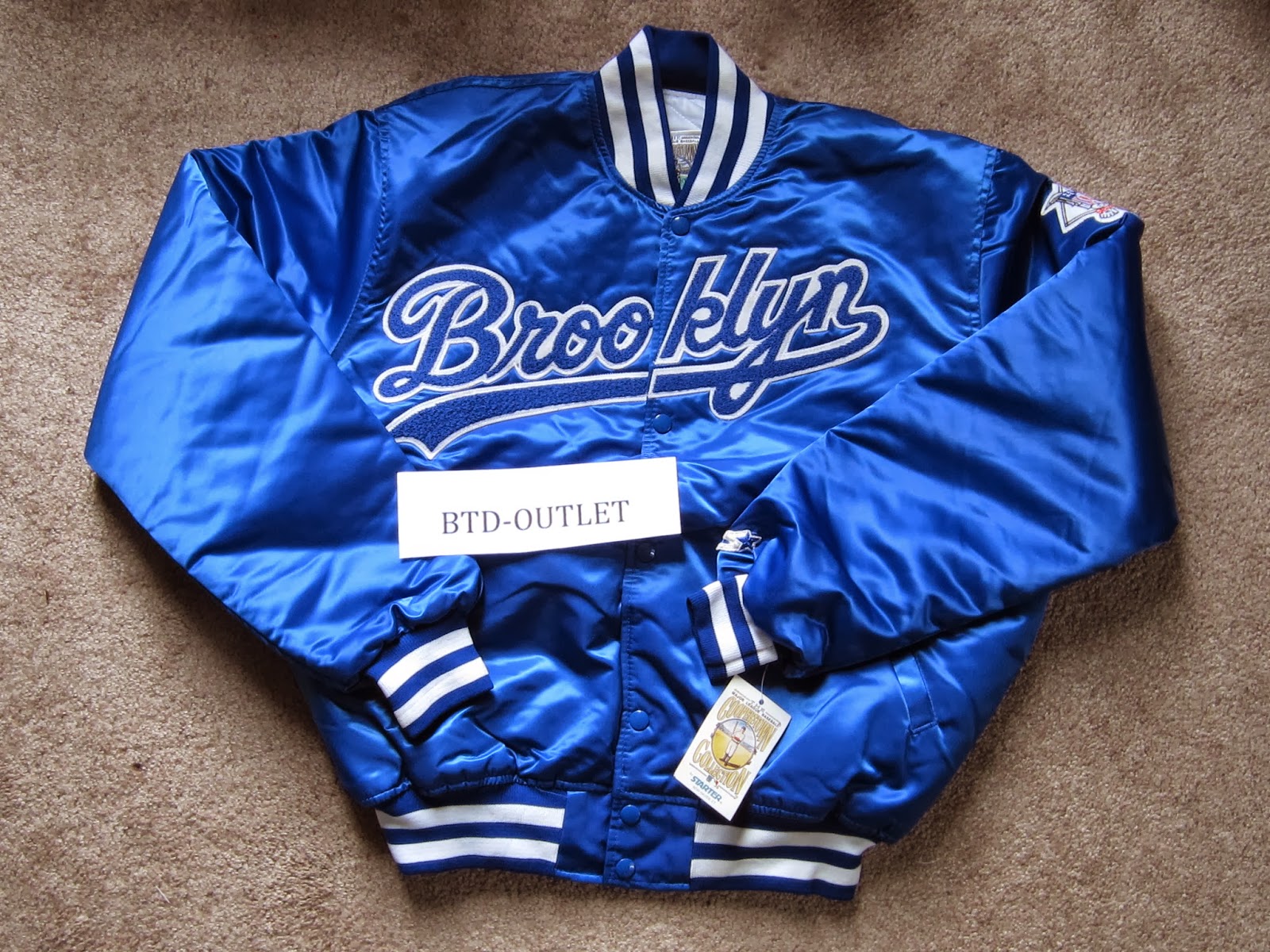 Vintage Sports Apparel NWT Vintage Brooklyn Dodgers Satin Starter