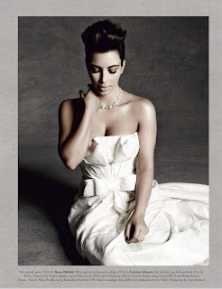 Kim Kardashian looks gorgeous in a white wedding dress
