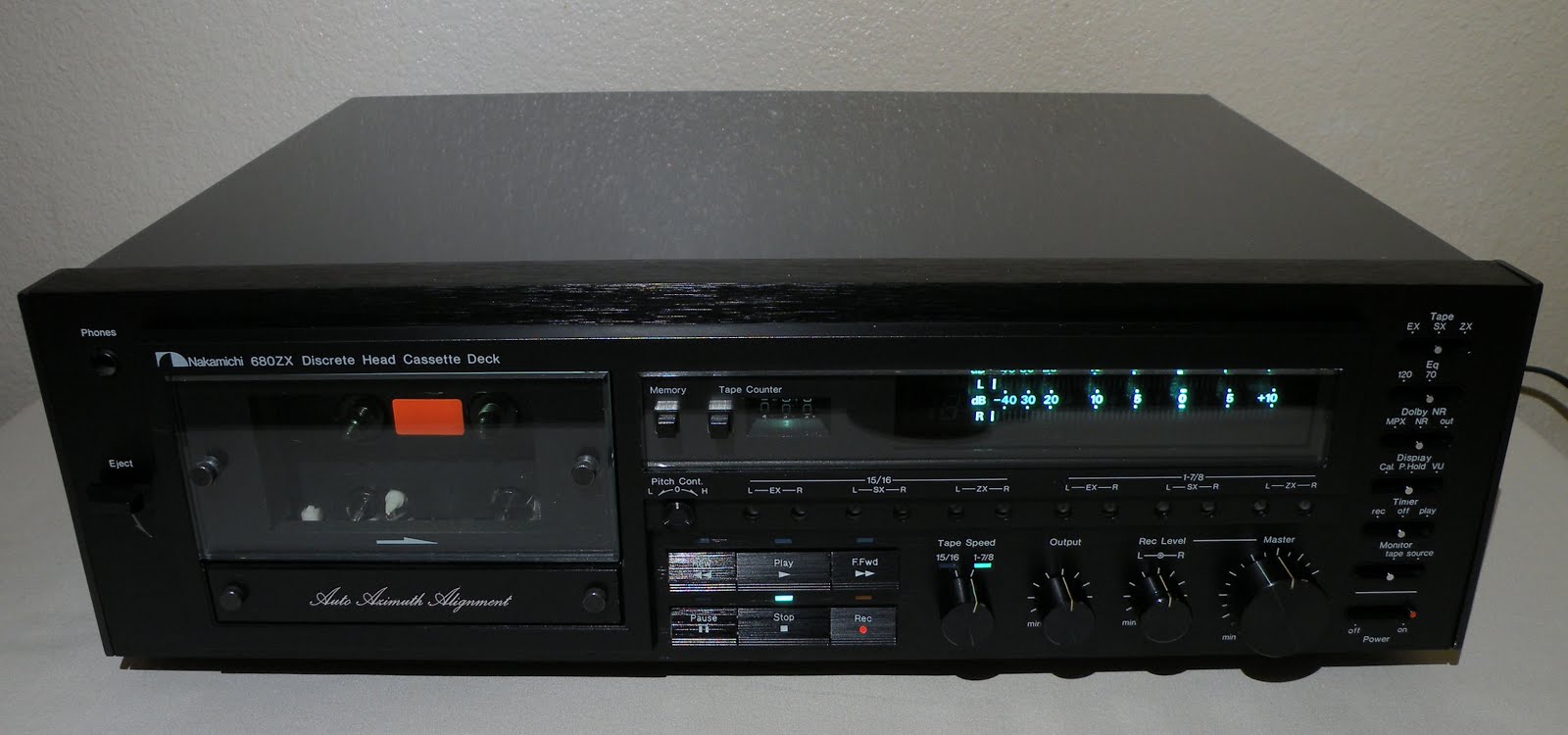 Nakamichi 680ZX Stereo Cassette Deck AudioBaza