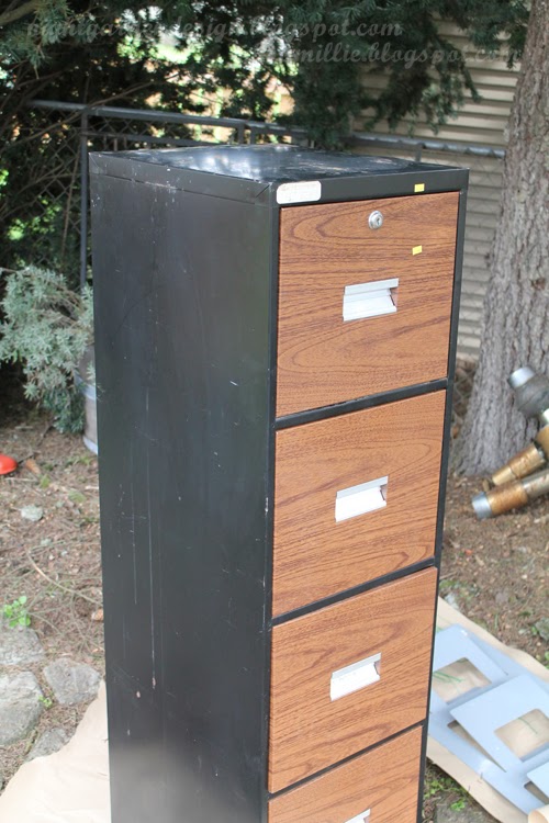 Night Garden Blog Industrial File Cabinet Makeover Part Two