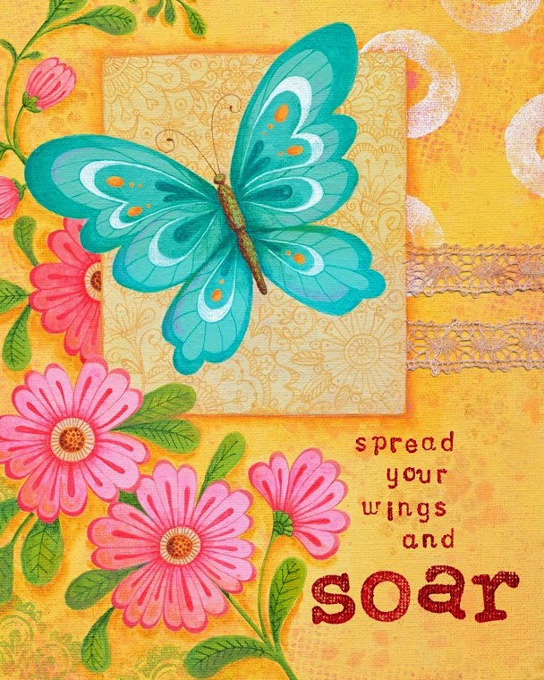 Spread your wings and soar God is Heart