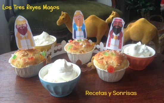 Roscones De Reyes En Forma De Mufins

