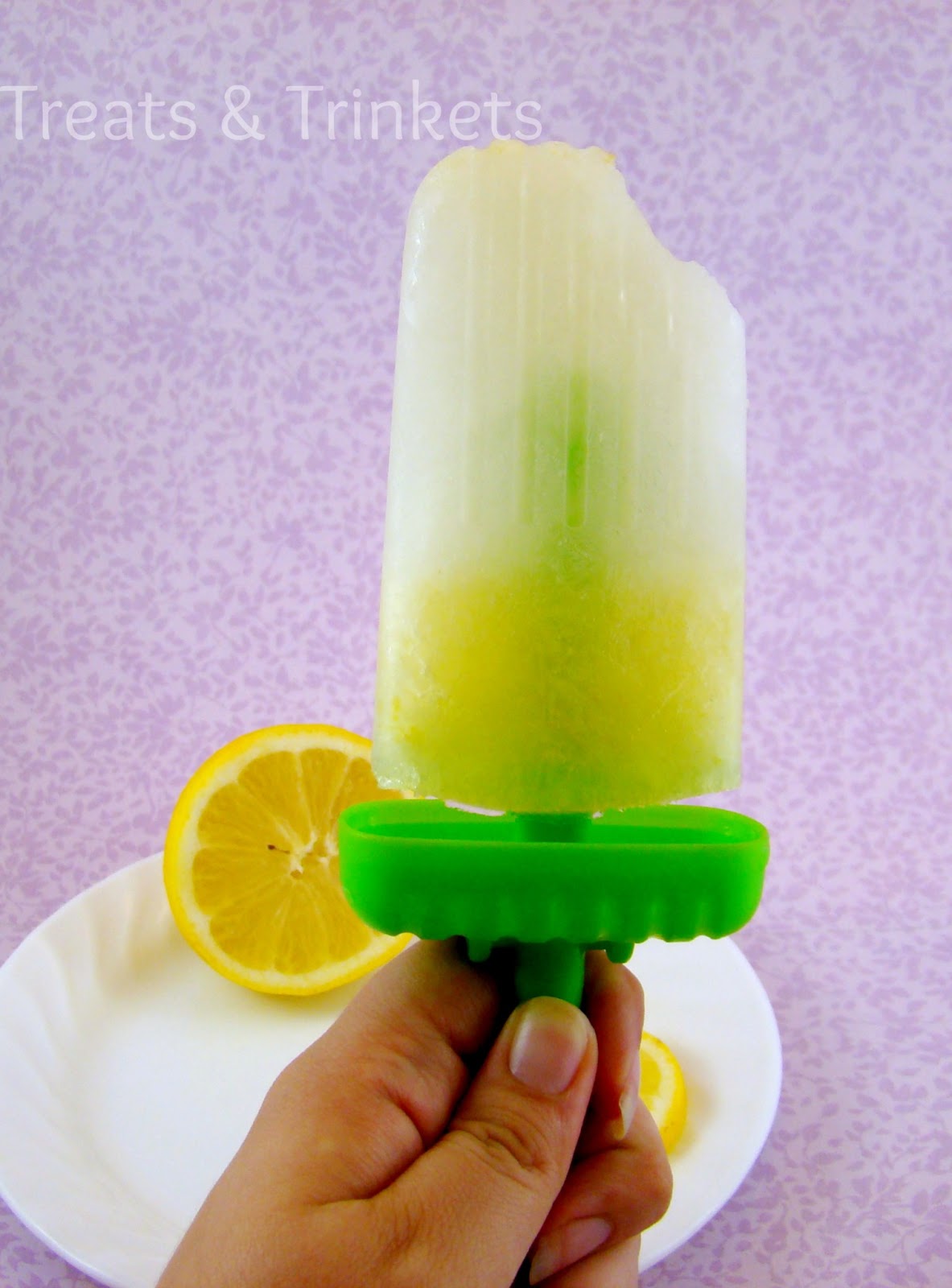 Treats & Trinkets Lemon Daiquiri Ice Pops