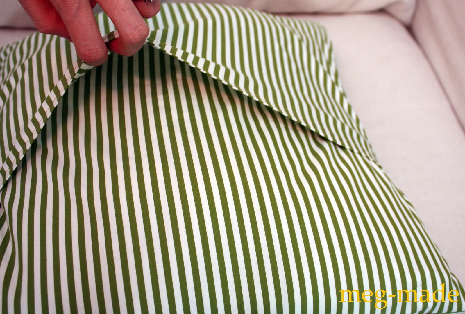 megmade The easiest envelopecushioncovers ever!
