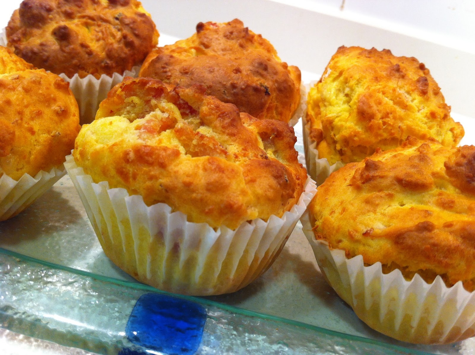 Recetas de Cocina para Todos Muffins Salados de Jamón, Queso Brie y Tomate