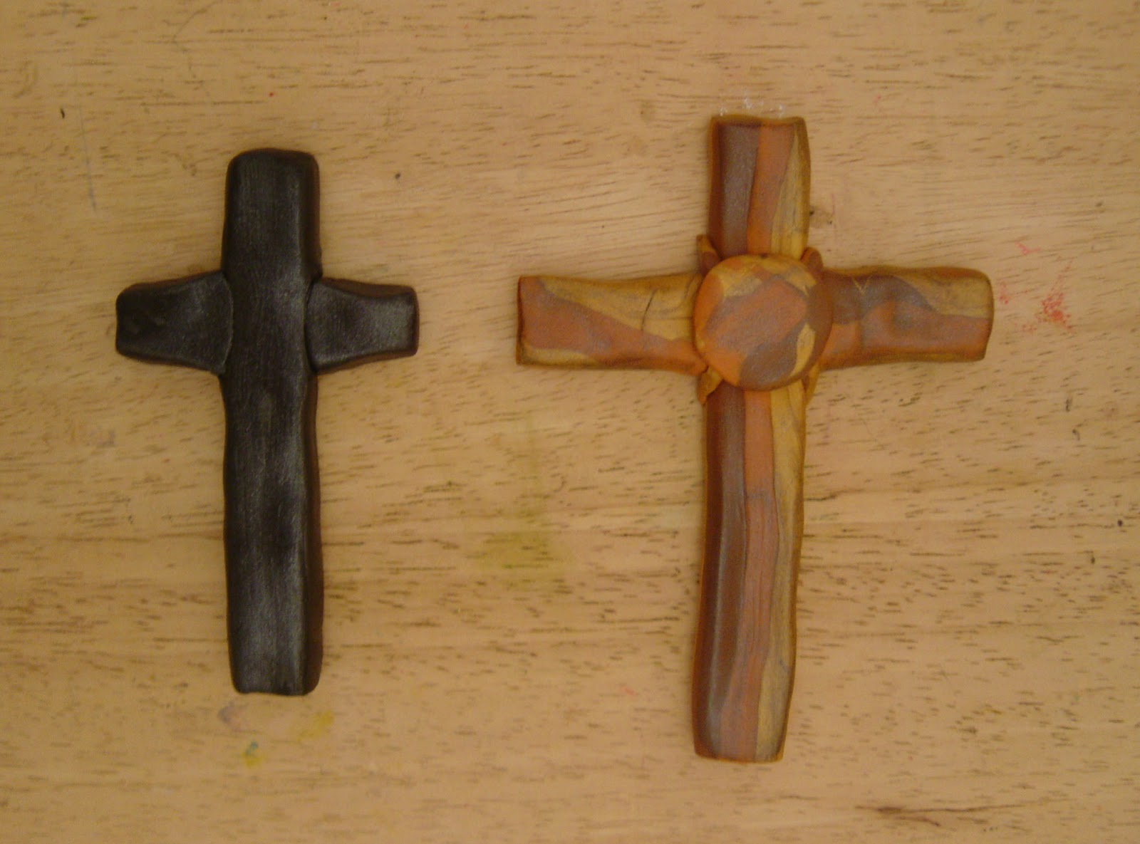 Sam's blog Clay Crosses