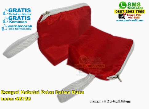 Dompet Habutai Polos Dalam Busa