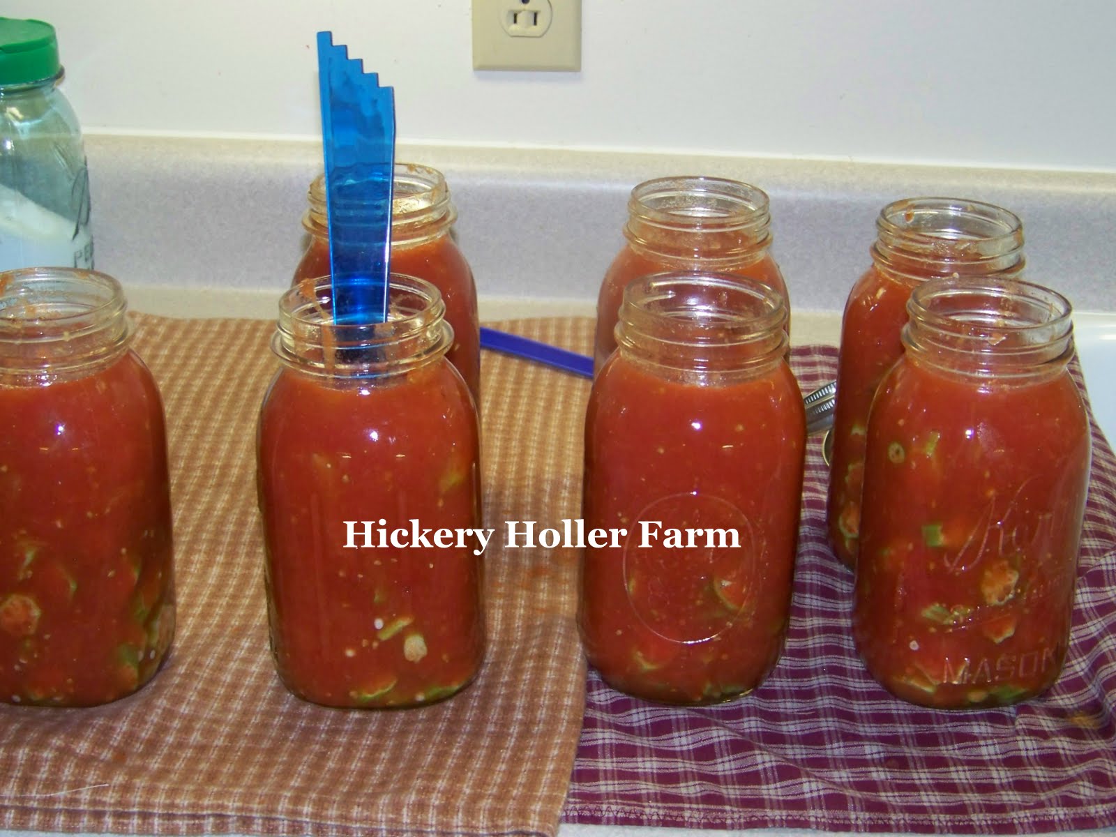 Hickery Holler Farm Canning Okra And Tomatoes