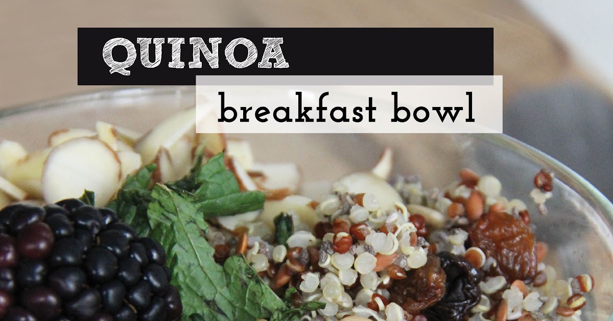 bona food Quinoa Breakfast Bowl
