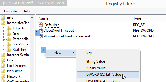 Cara Mempercepat Animasi saat Menutup Aplikasi Windows 8.1 11