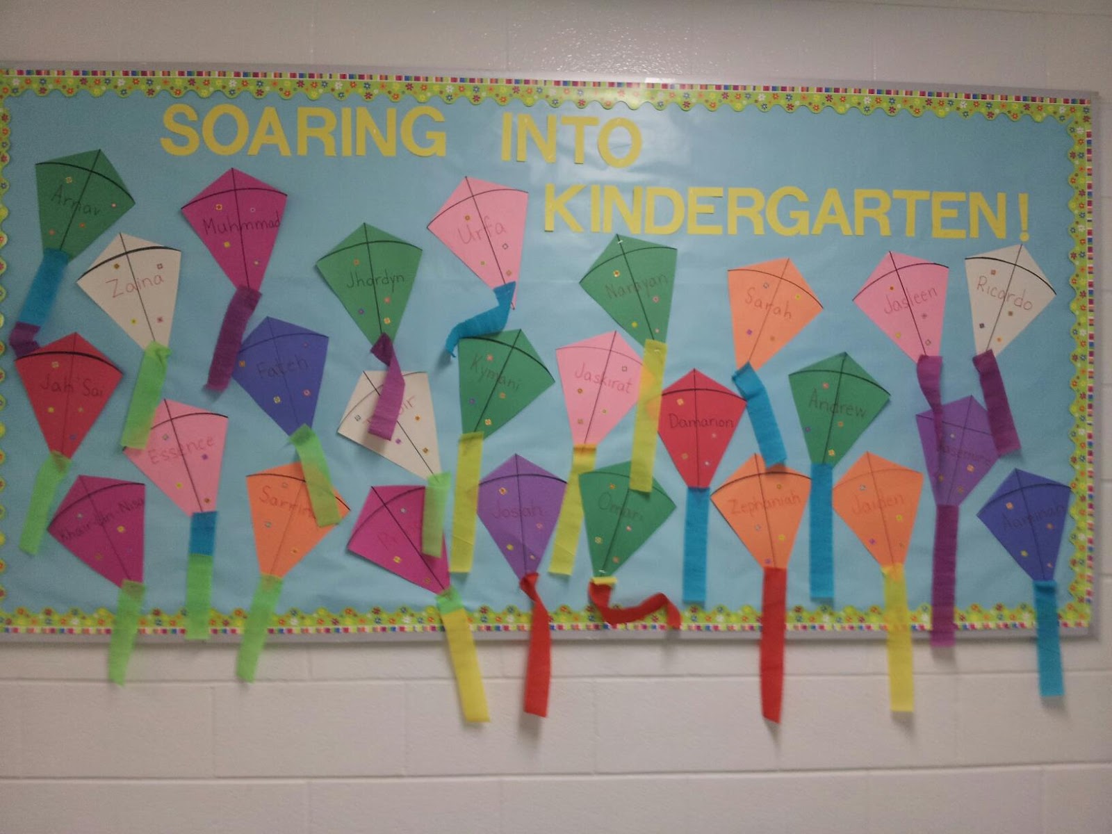 Teacherself Bulletin Board Soaring Into Kindergarten