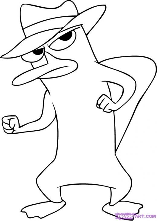 Platypus Coloring Page Platypus Coloring Page